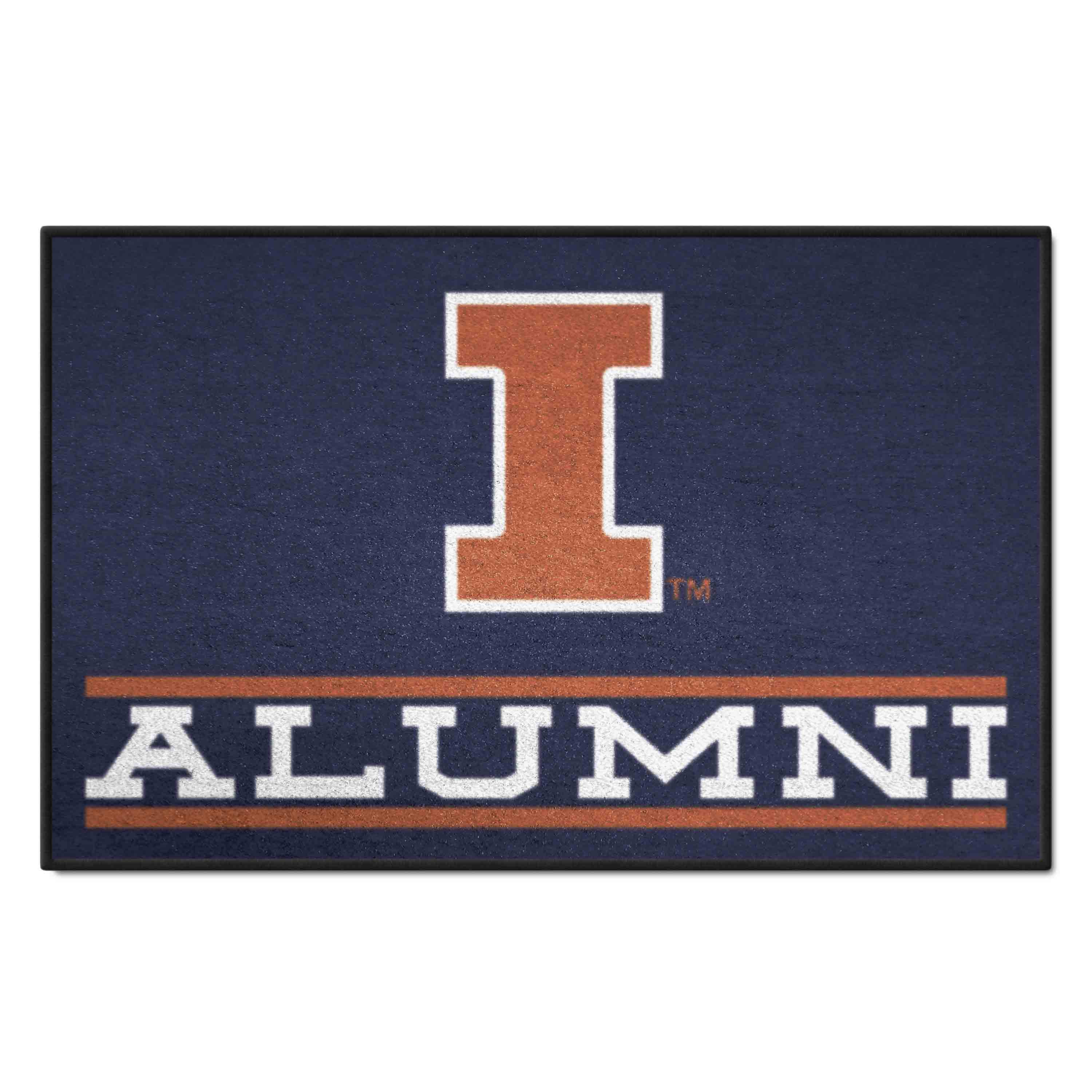 Illinois Illini Starter Mat Accent Rug - 19in. x 30in. Alumni Starter Mat