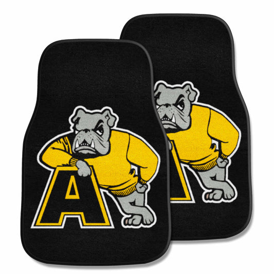 Adrian College Bulldogs Front Carpet Car Mat Set - 2 Pieces