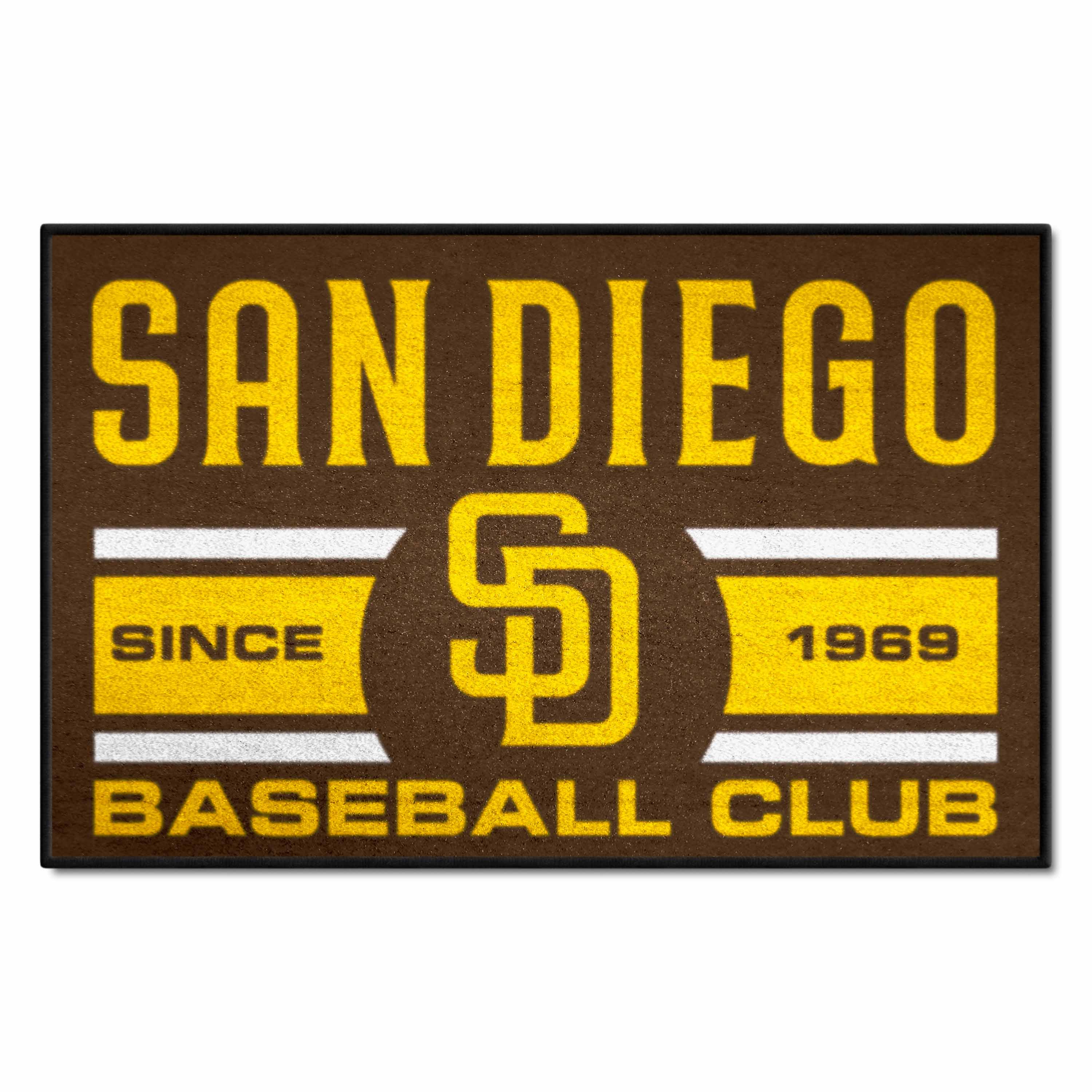 San Diego Padres Starter Mat Accent Rug - 19in. x 30in., Uniform Design