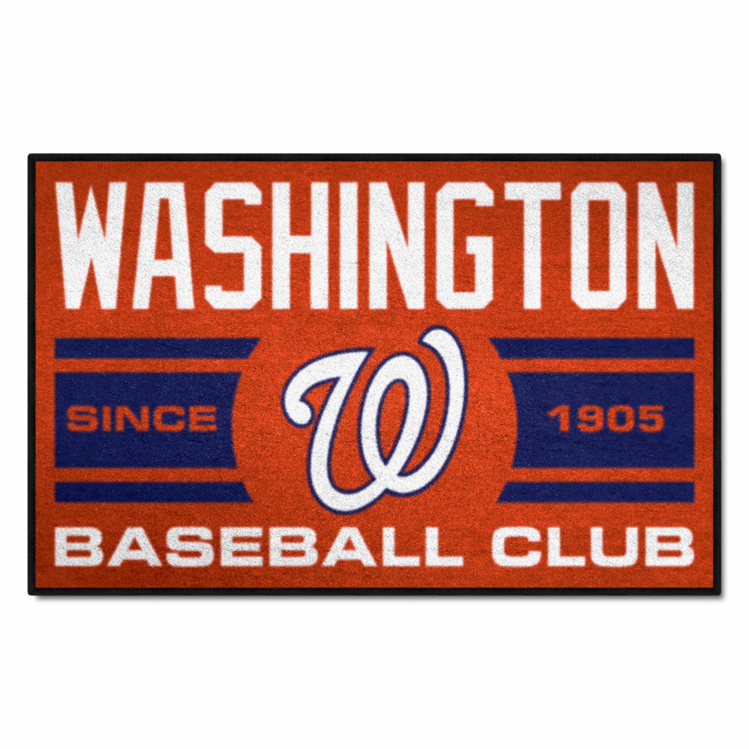 Washington Nationals Starter Mat Accent Rug - 19in. x 30in., Uniform Design