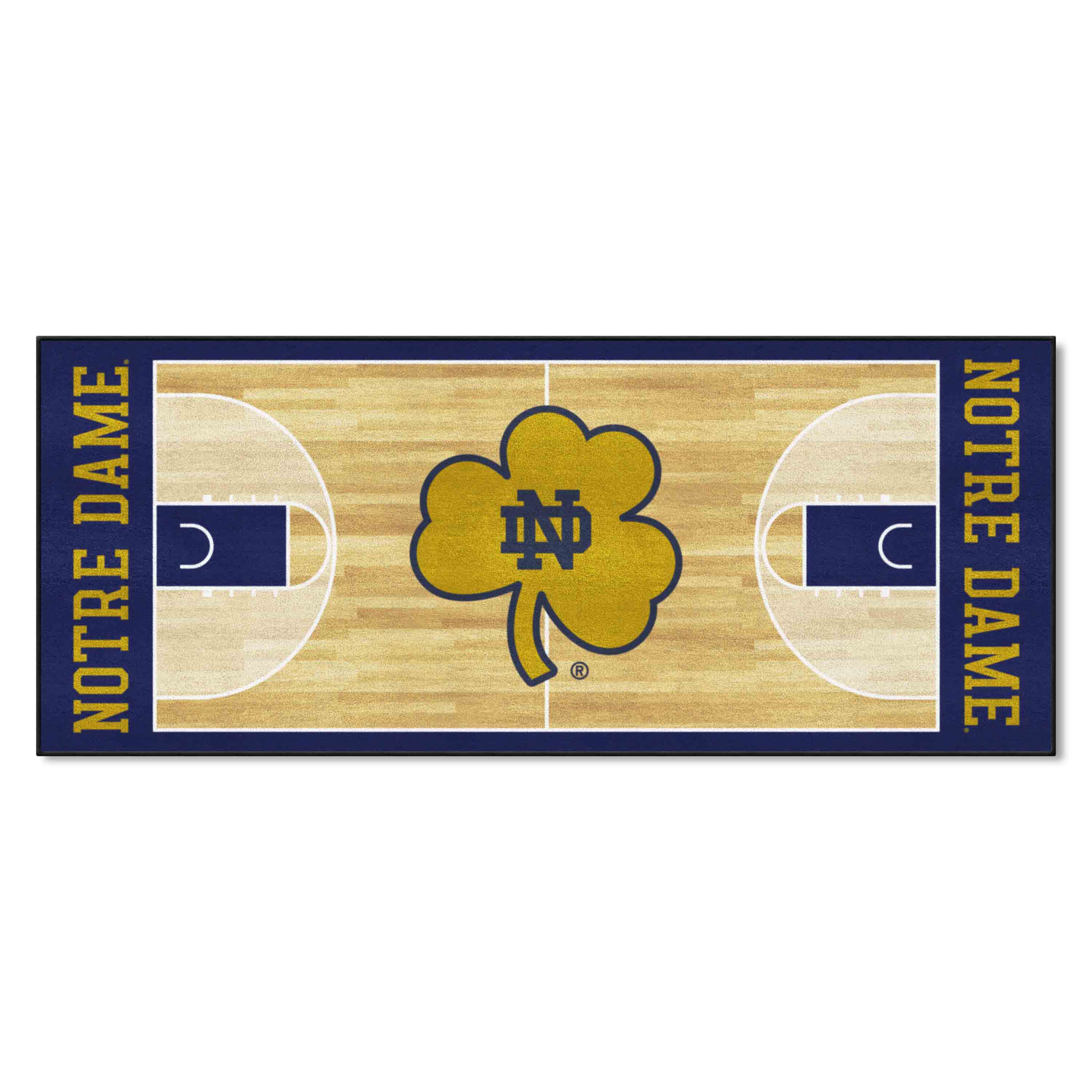 Notre Dame Fighting Irish Court Runner Rug - 30in. x 72in.