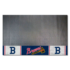 Boston Braves Vinyl Grill Mat - 26in. x 42in.