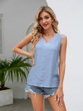 V-Neck Wide Strap Tank - Flyclothing LLC