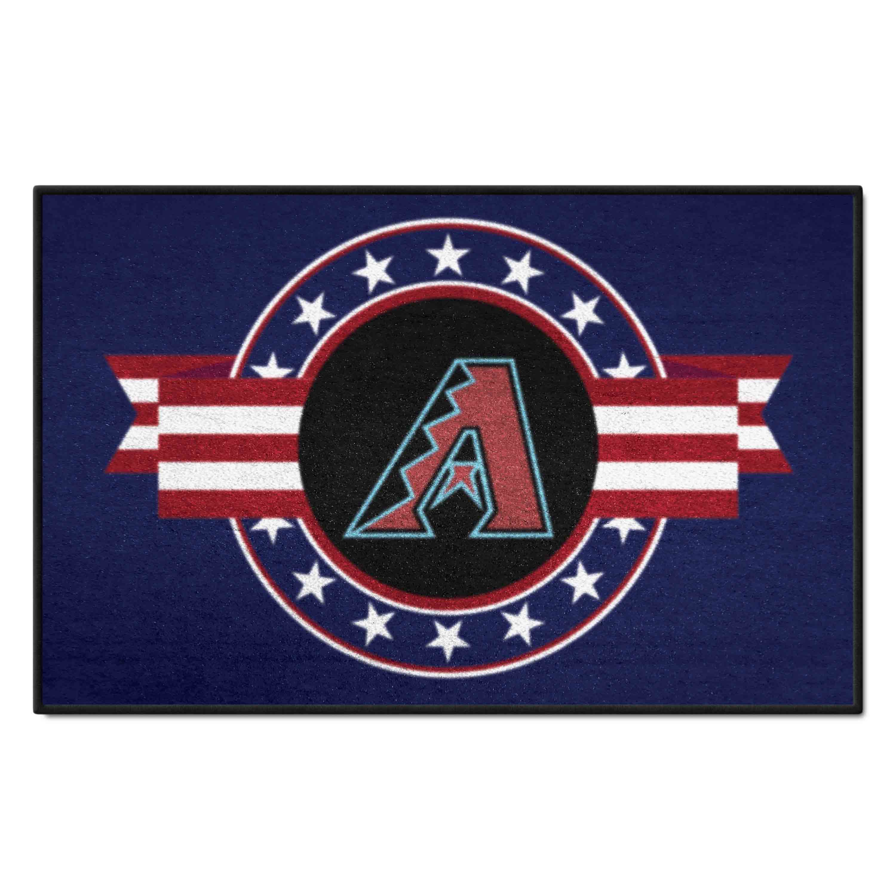 Arizona Diamondbacks Starter Mat Accent Rug - 19in. x 30in. Patriotic Starter Mat