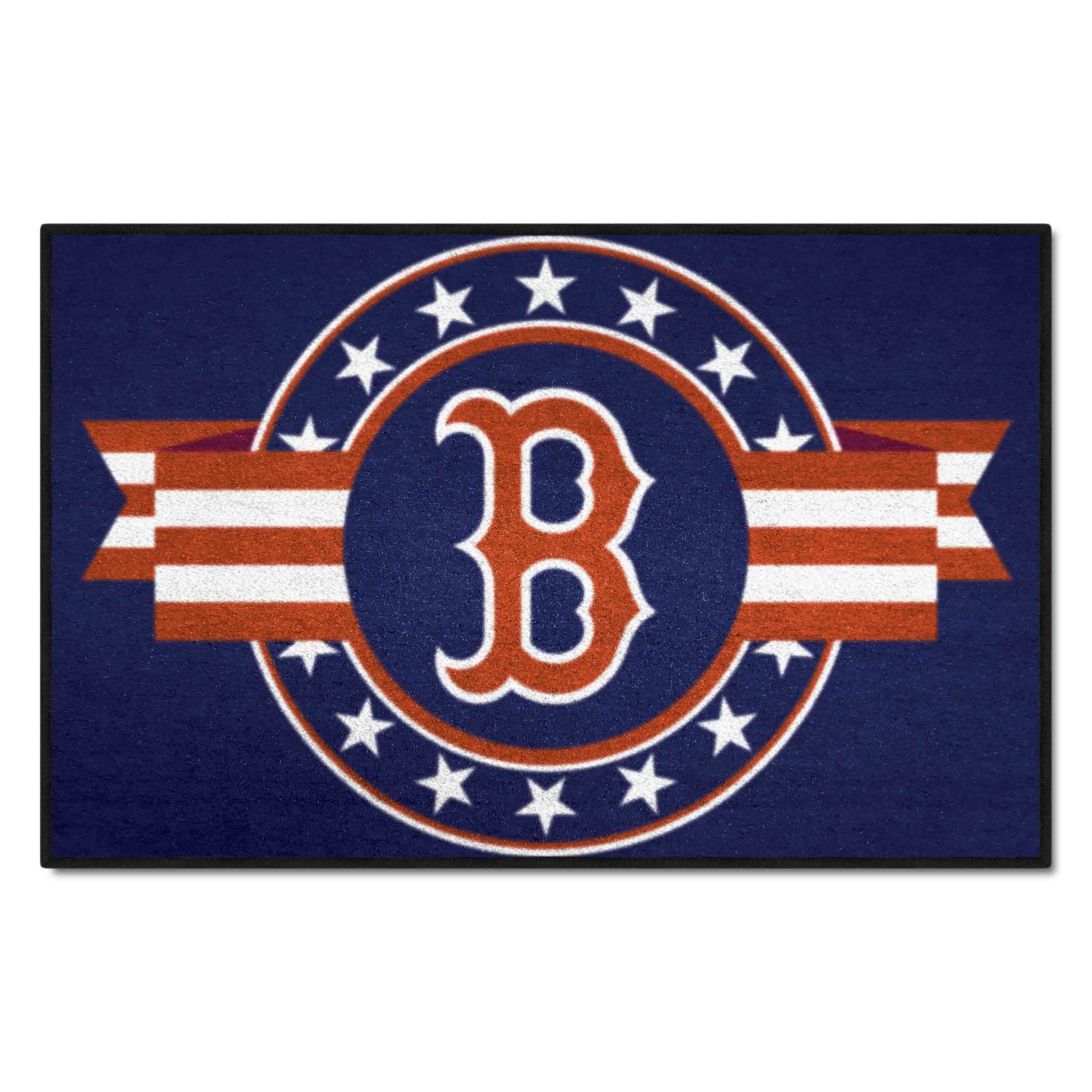 Boston Red Sox Starter Mat Accent Rug - 19in. x 30in. Patriotic Starter Mat