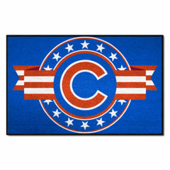 Chicago Cubs Starter Mat Accent Rug - 19in. x 30in. Patriotic Starter Mat - Chicago Cubs