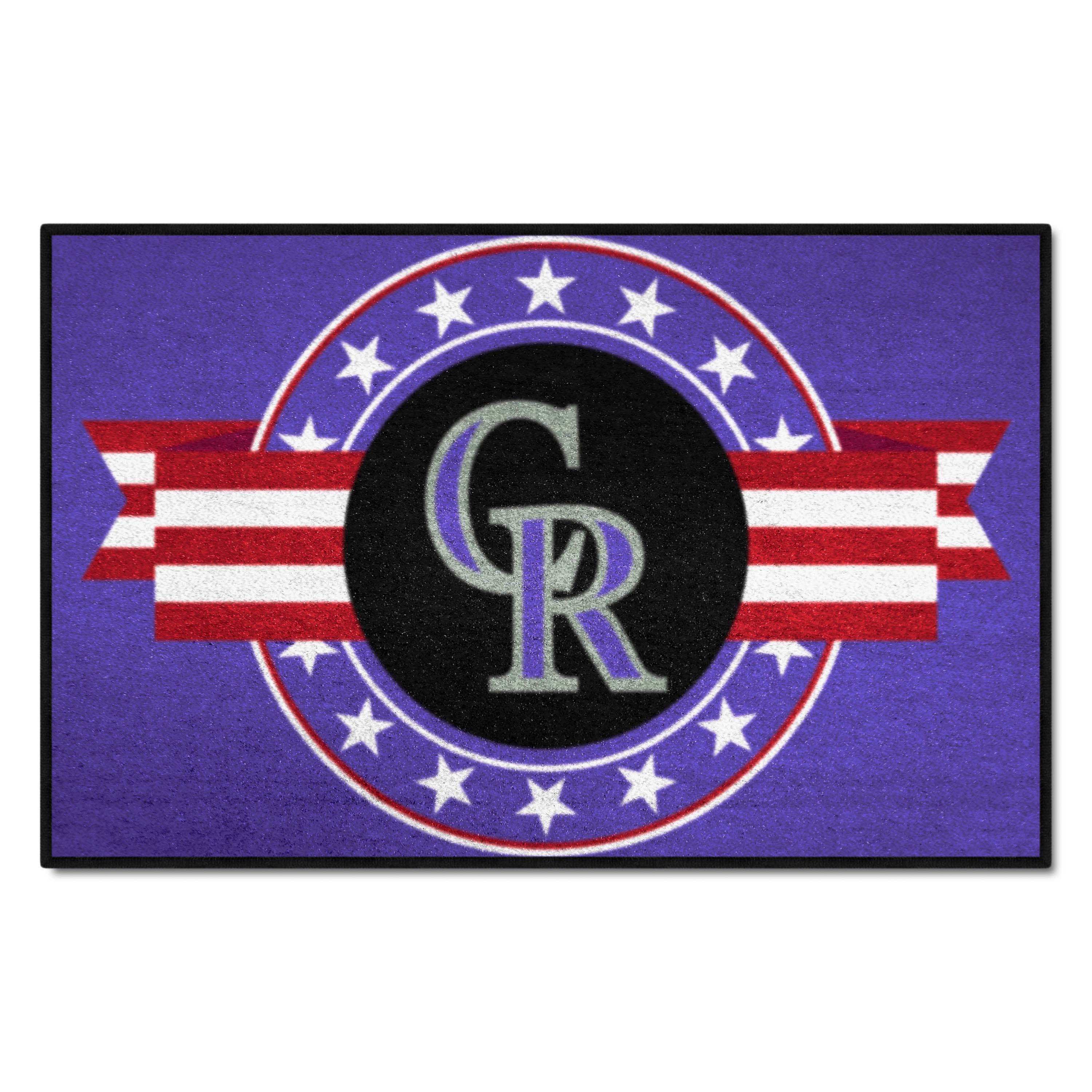 Colorado Rockies Starter Mat Accent Rug - 19in. x 30in. Patriotic Starter Mat