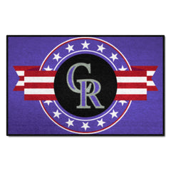 Colorado Rockies Starter Mat Accent Rug - 19in. x 30in. Patriotic Starter Mat