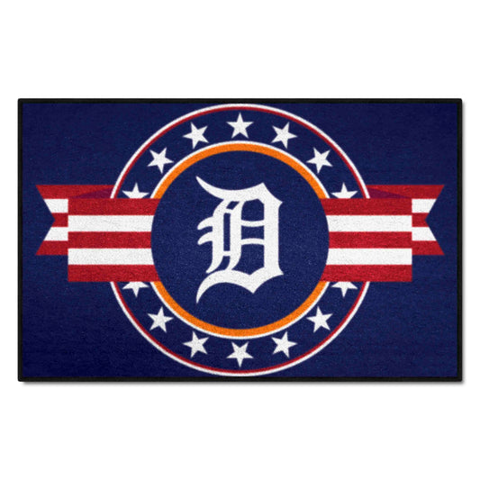 Detroit Tigers Starter Mat Accent Rug - 19in. x 30in. Patriotic Starter Mat