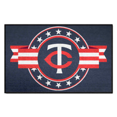 Minnesota Twins Starter Mat Accent Rug - 19in. x 30in. Patriotic Starter Mat