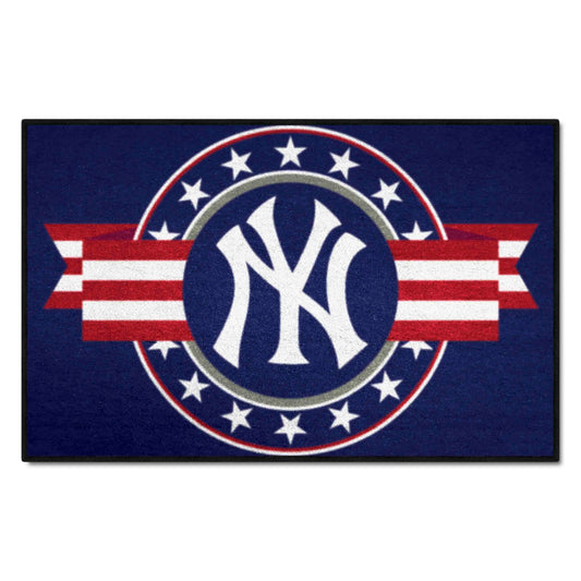 New York Yankees Starter Mat Accent Rug - 19in. x 30in. Patriotic Starter Mat