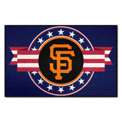 San Francisco Giants Starter Mat Accent Rug - 19in. x 30in. Patriotic Starter Mat