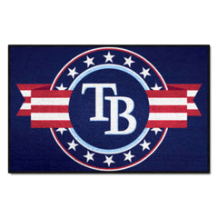 Tampa Bay Rays Starter Mat Accent Rug - 19in. x 30in. Patriotic Starter Mat