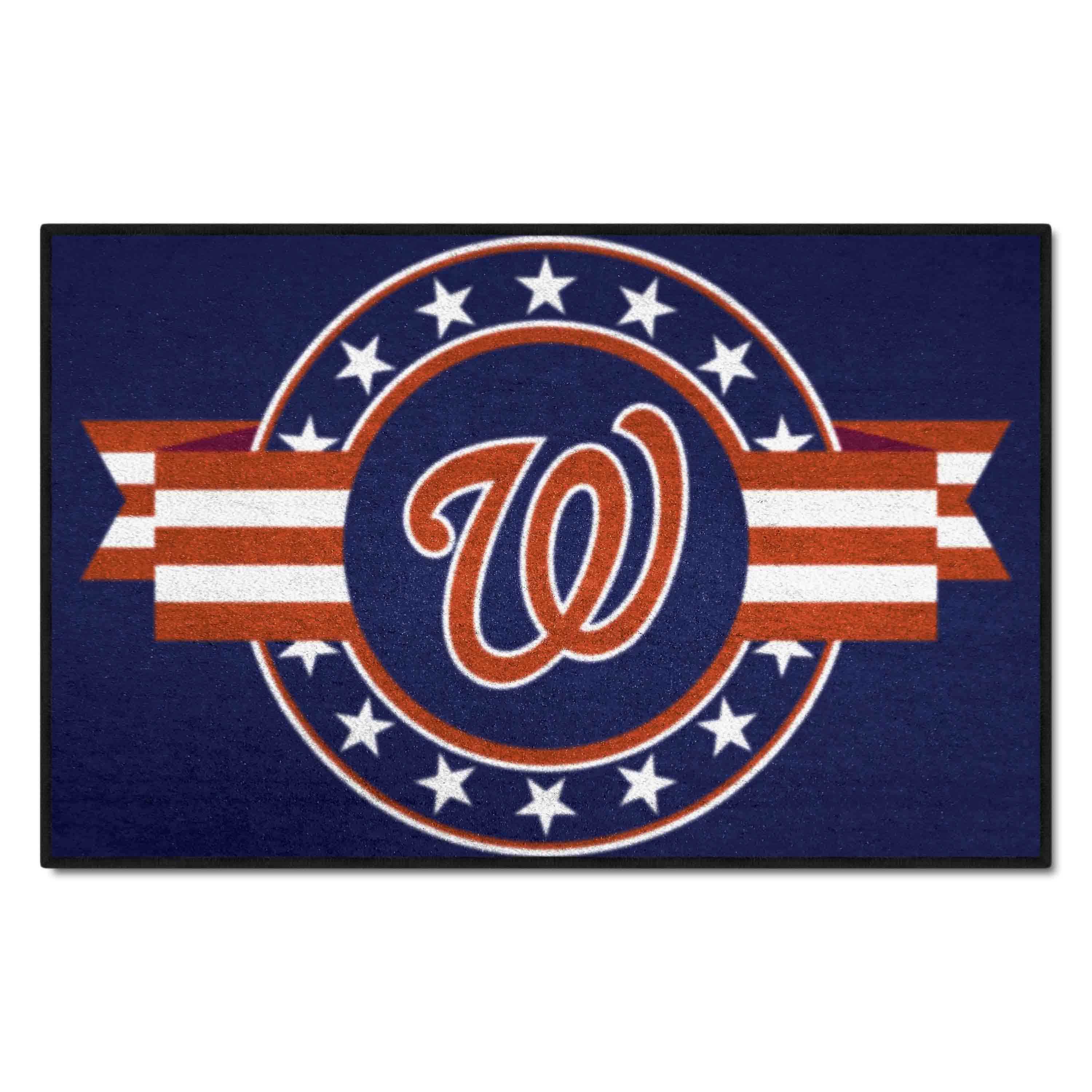 Washington Nationals Starter Mat Accent Rug - 19in. x 30in. Patriotic Starter Mat