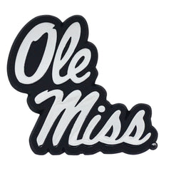 Ole Miss Rebels 3D Chrome Metal Emblem