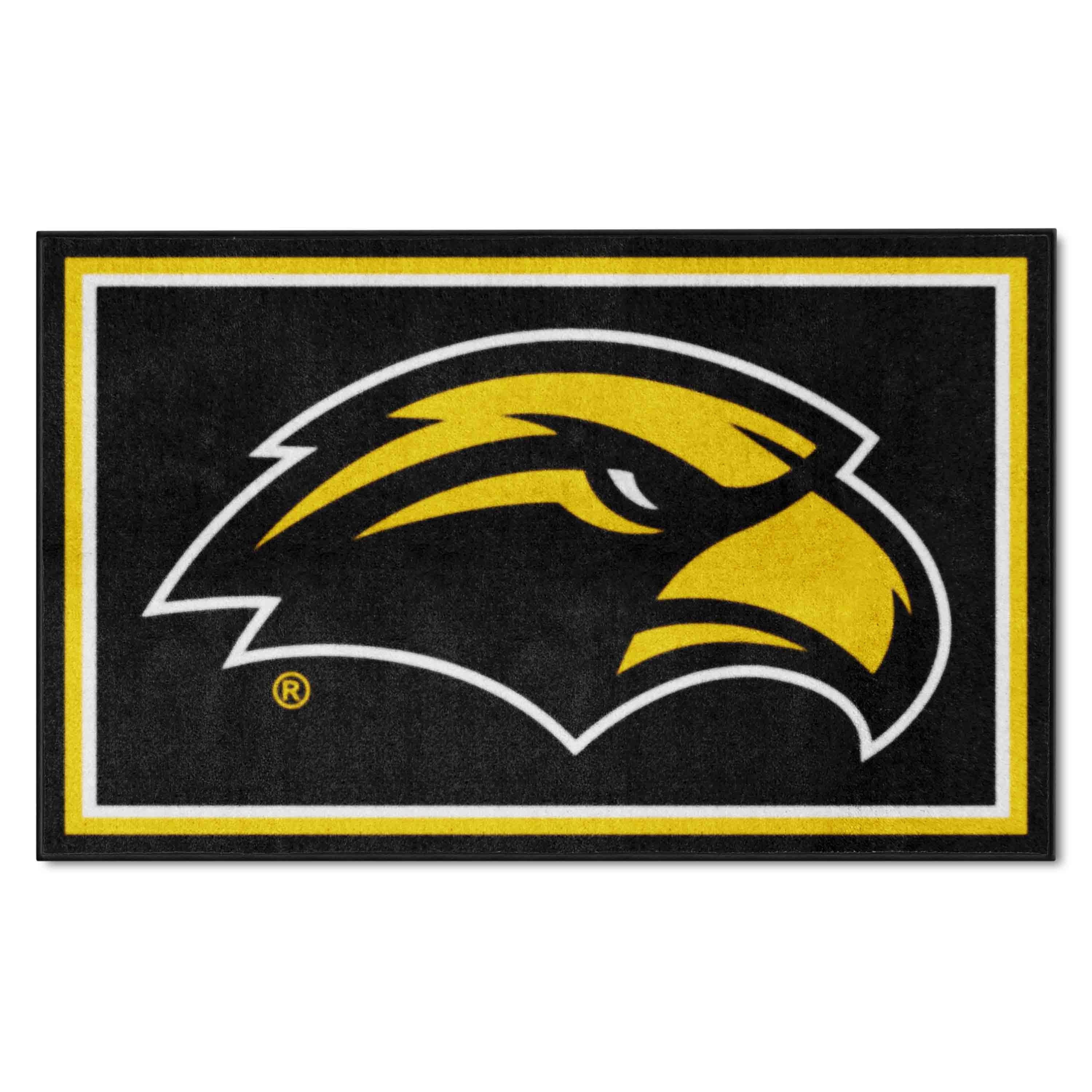 Southern Miss Golden Eagles 4ft. x 6ft. Plush Area Rug