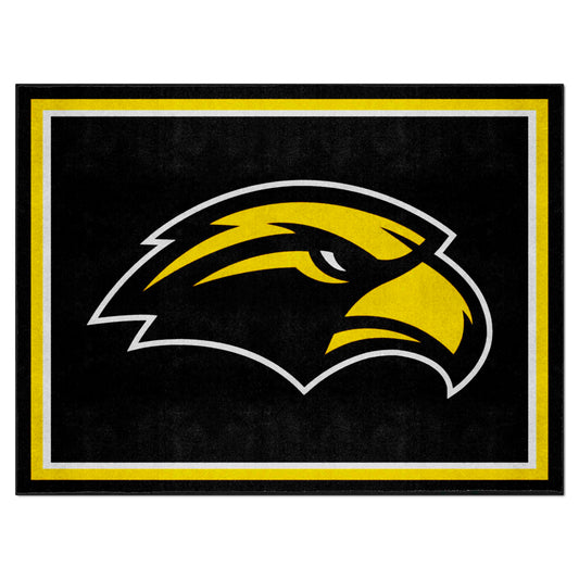 Southern Miss Golden Eagles 8ft. x 10 ft. Plush Area Rug