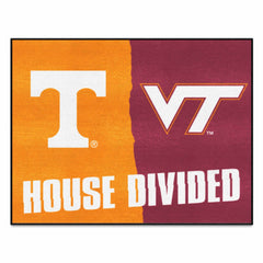 House Divided - Tennessee / Virginia Tech House Divided House Divided Rug - 34 in. x 42.5 in. - House Divided - Tennessee / Virginia Tech