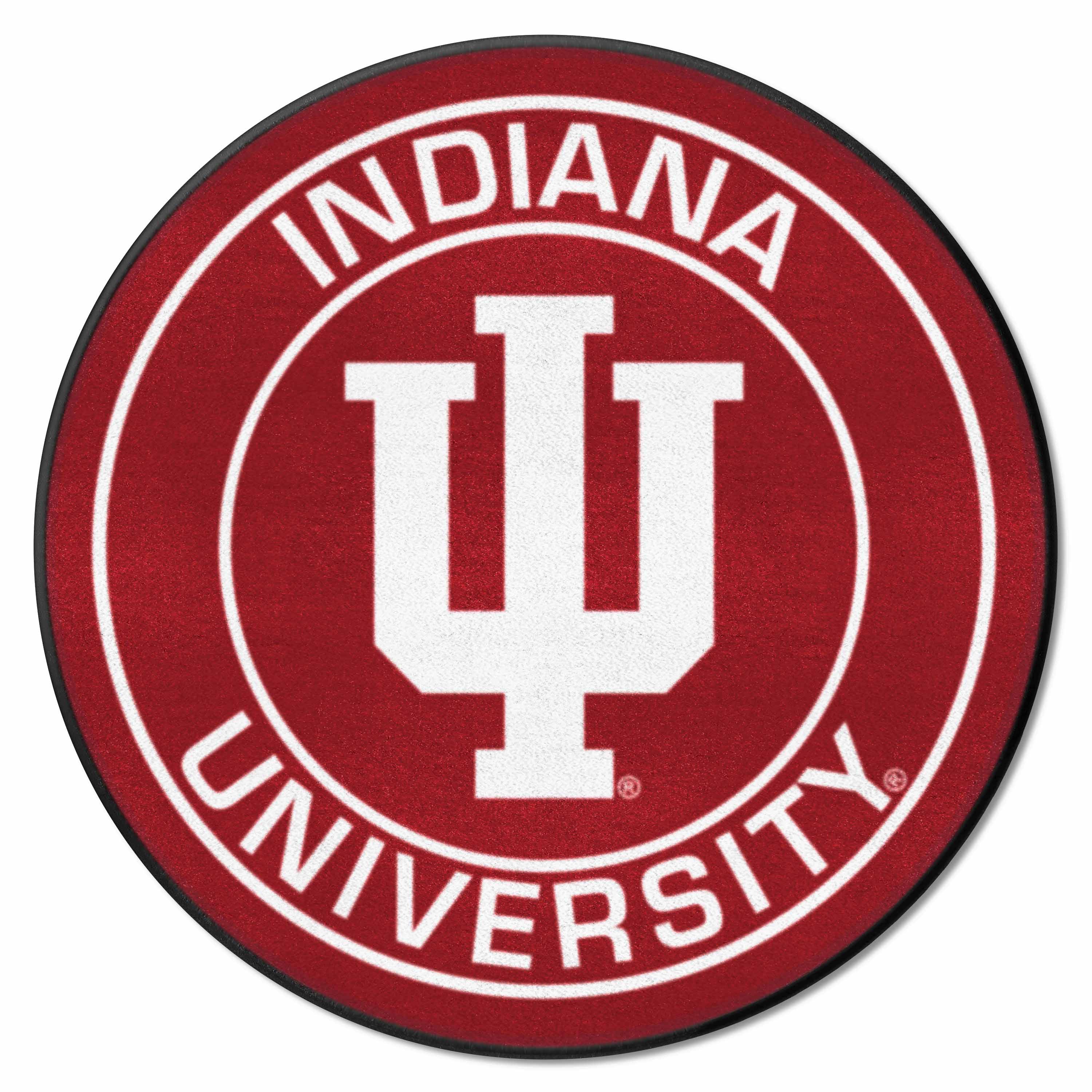 Indiana Hooisers Roundel Rug - 27in. Diameter