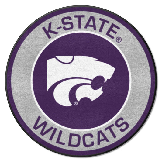 Kansas State Wildcats Roundel Rug - 27in. Diameter