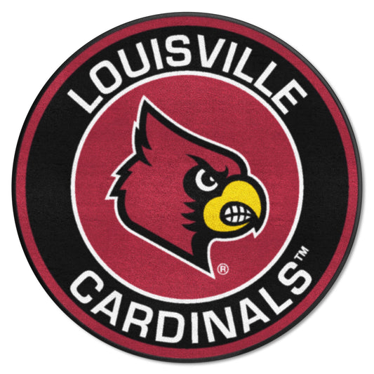 Louisville Cardinals Roundel Rug - 27in. Diameter