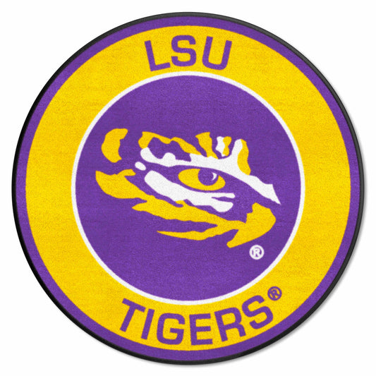 LSU Tigers Roundel Rug - 27in. Diameter