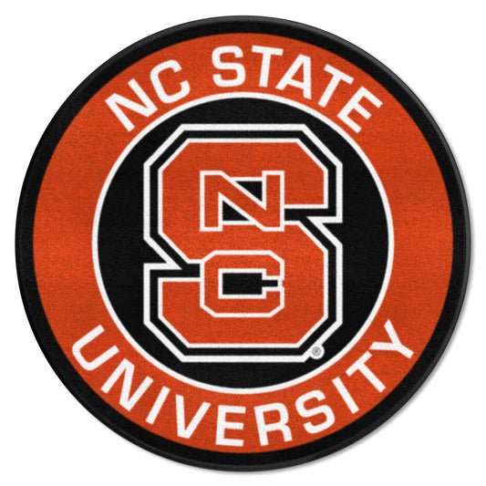 NC State Wolfpack Roundel Rug - 27in. Diameter, NSC Logo