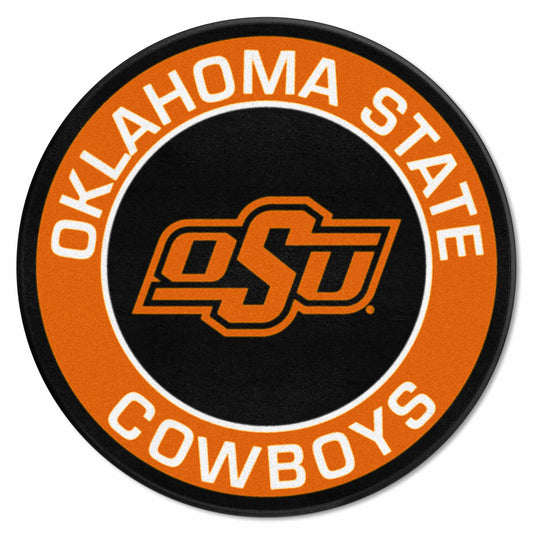 Oklahoma State Cowboys Roundel Rug - 27in. Diameter - Oklahoma State