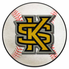 Kennesaw State Owls Baseball Rug - 27in. Diameter, KS