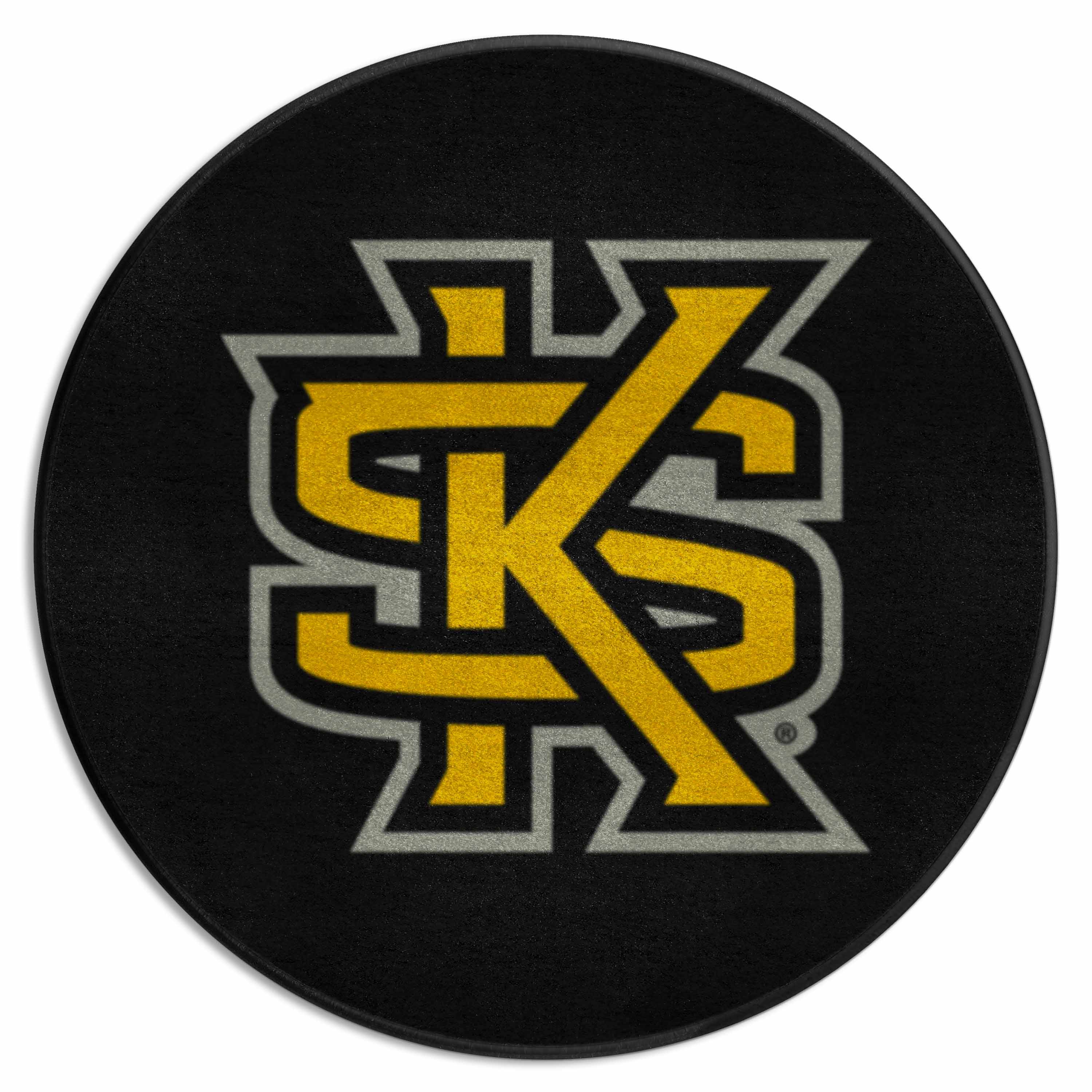 Kennesaw State Owls Hockey Puck Rug - 27in. Diameter