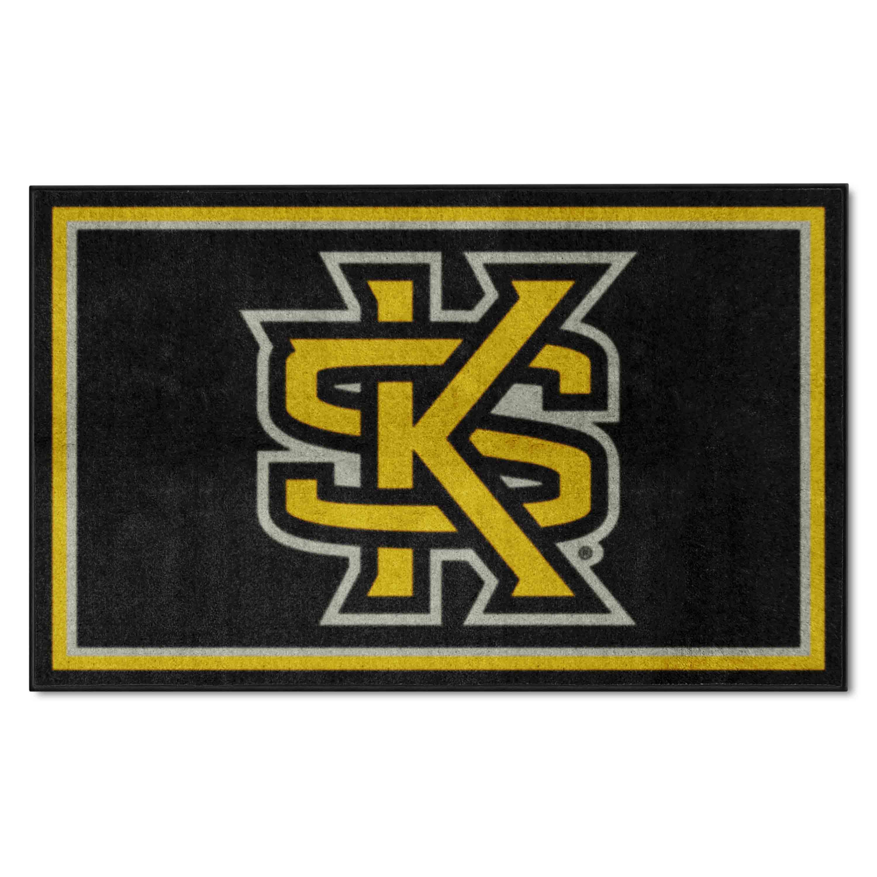 Kennesaw State Owls 4ft. x 6ft. Plush Area Rug