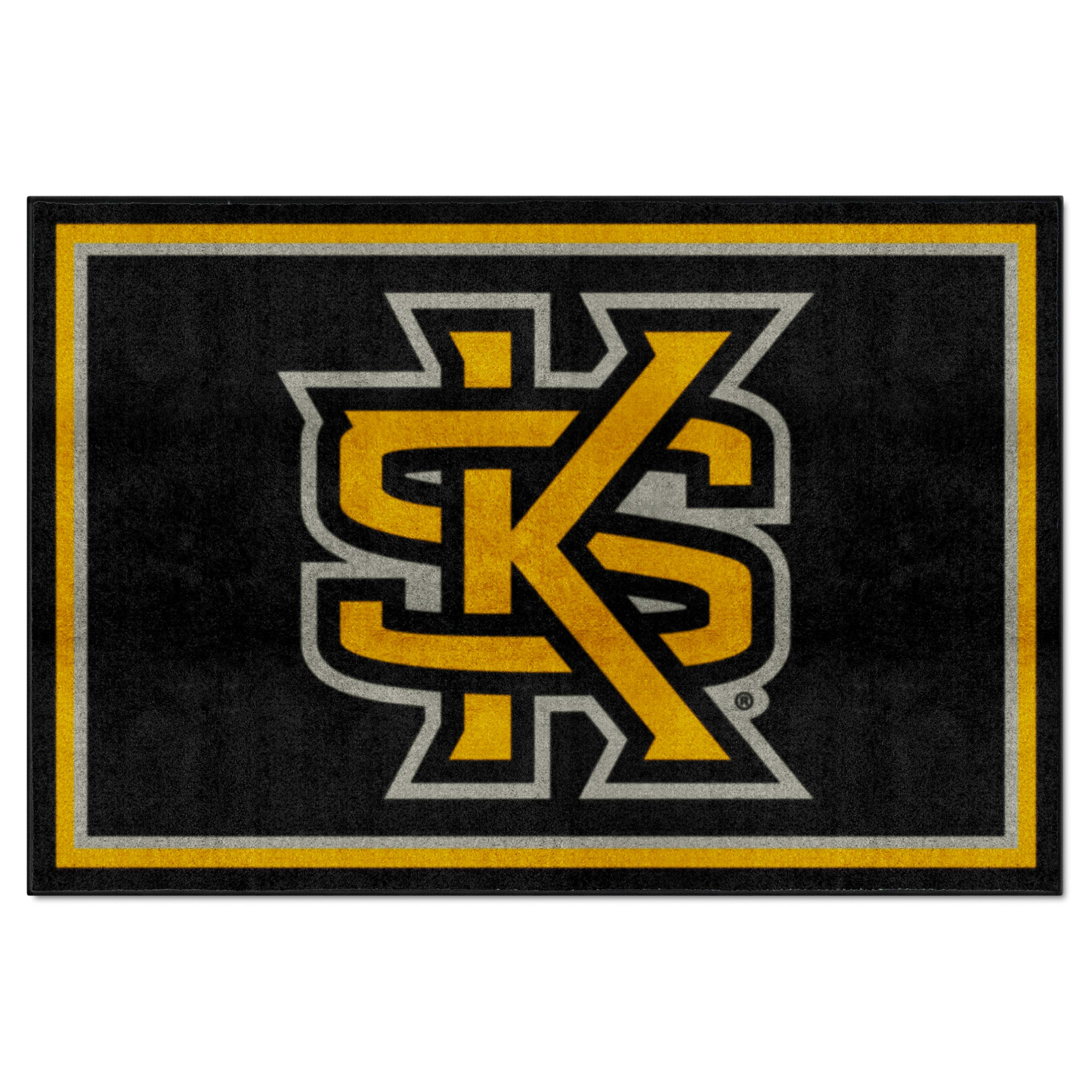 Kennesaw State Owls 5ft. x 8 ft. Plush Area Rug