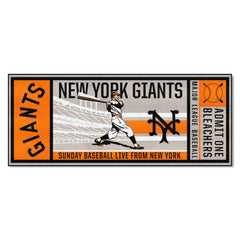 New York Giants Ticket Runner Rug - 30in. x 72in.1947 - New York Giants