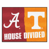 House Divided - Alabama / Tennessee House Divided House Divided Rug - 34 in. x 42.5 in. - House Divided - Alabama / Tennessee