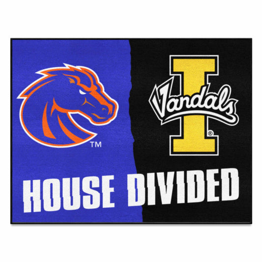 House Divided - Boise State / Idaho House Divided House Divided Rug - 34 in. x 42.5 in. - House Divided - Boise State / Idaho