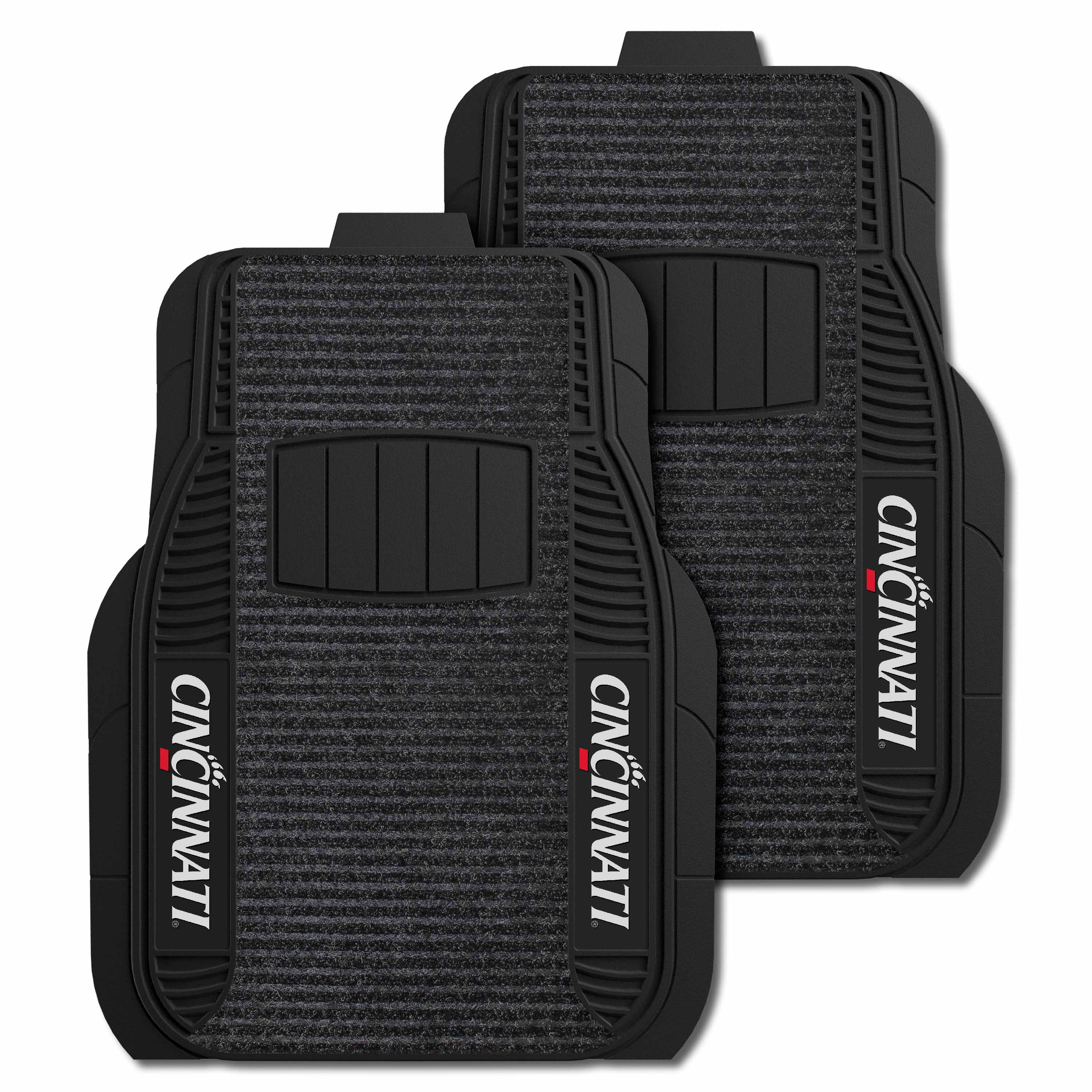 Cincinnati Bearcats 2 Piece Deluxe Car Mat Set - Cincinnati