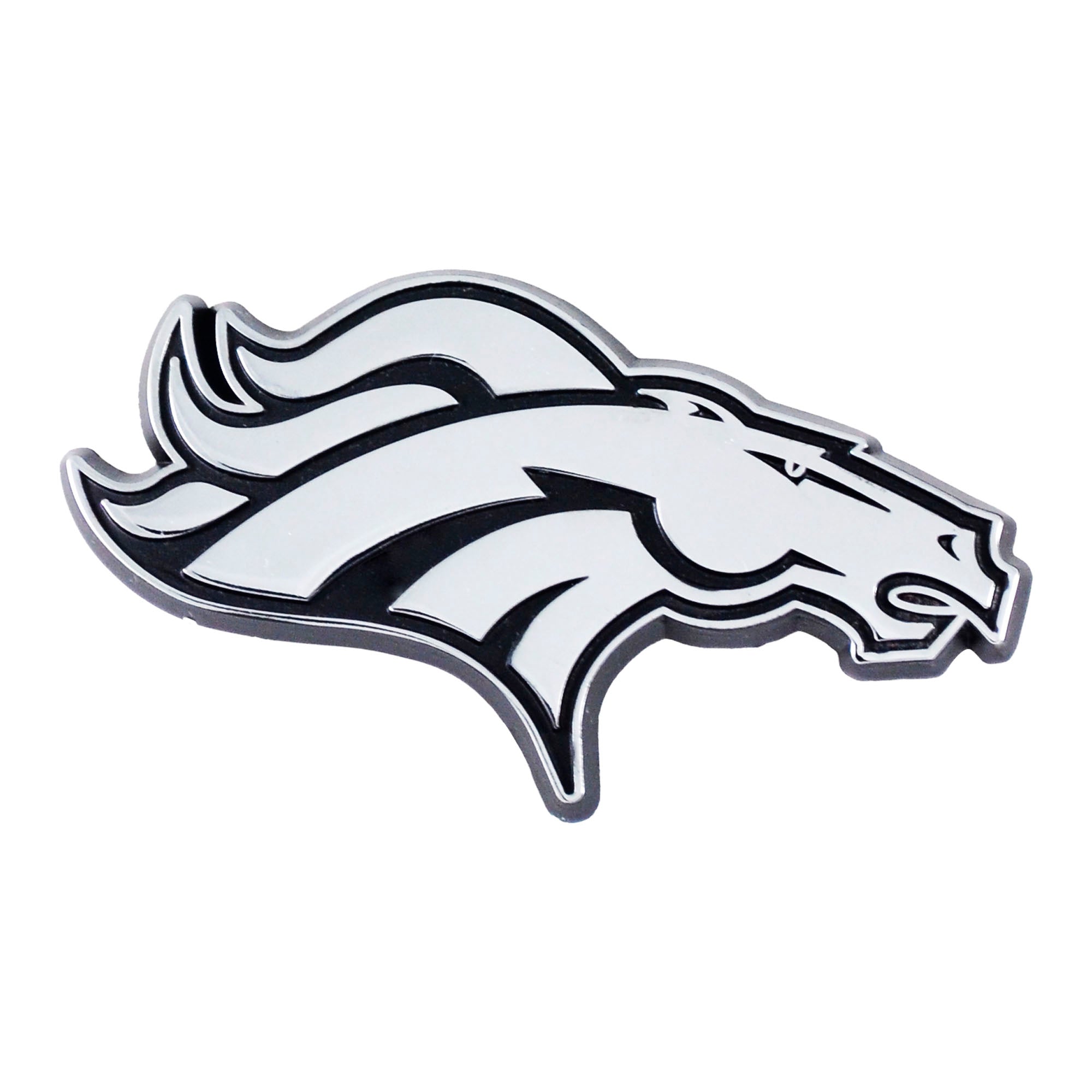 Denver Broncos 3D Chrome Metal Emblem