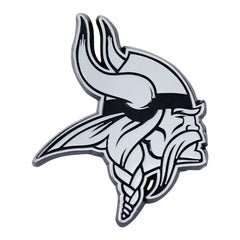 Minnesota Vikings 3D Chrome Metal Emblem - Minnesota Vikings