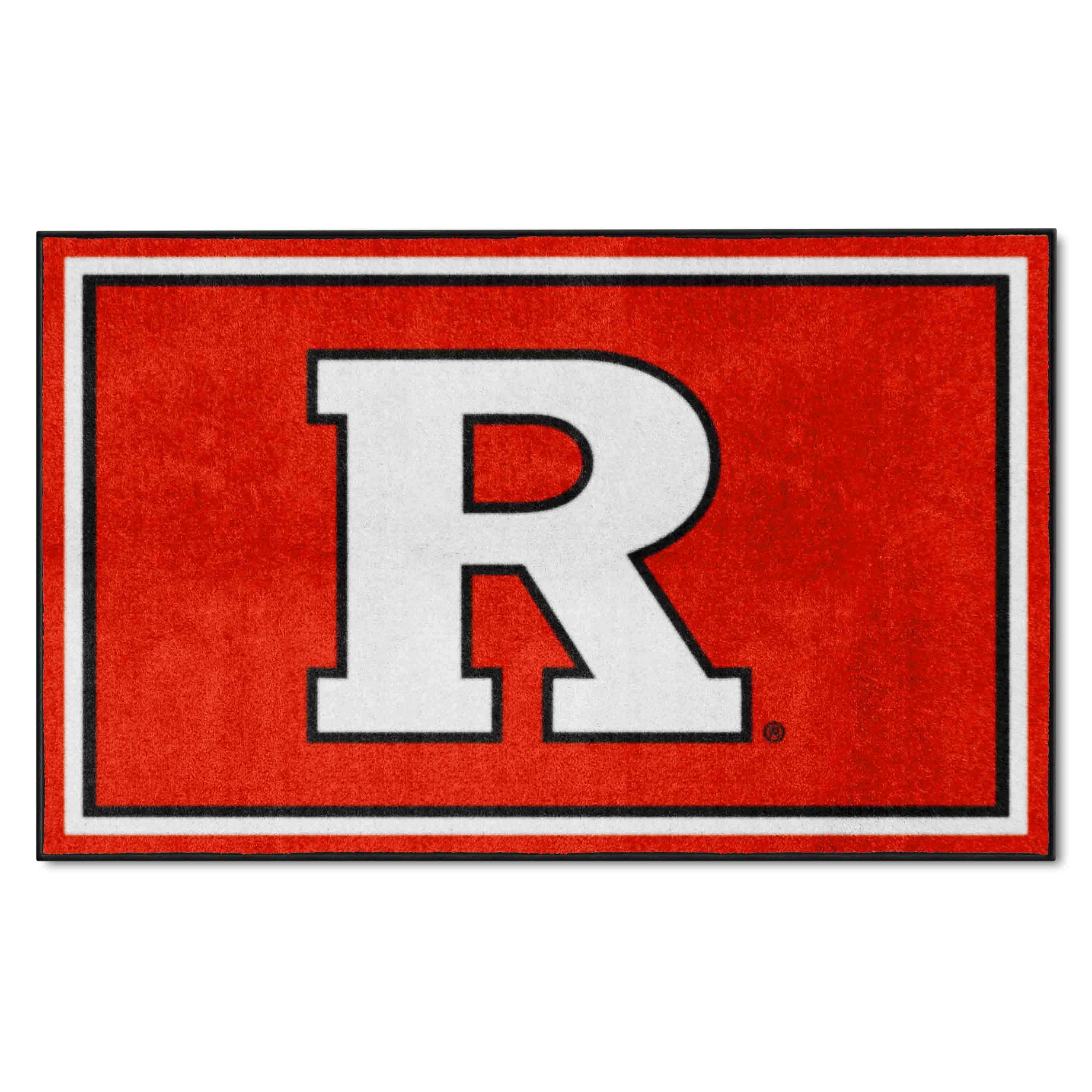 Rutgers Scarlett Knights 4ft. x 6ft. Plush Area Rug