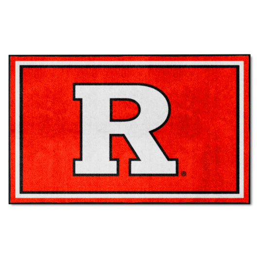 Rutgers Scarlett Knights 4ft. x 6ft. Plush Area Rug