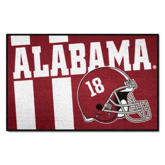 Alabama Crimson Tide Starter Mat Accent Rug - 19in. x 30in., Unifrom Design