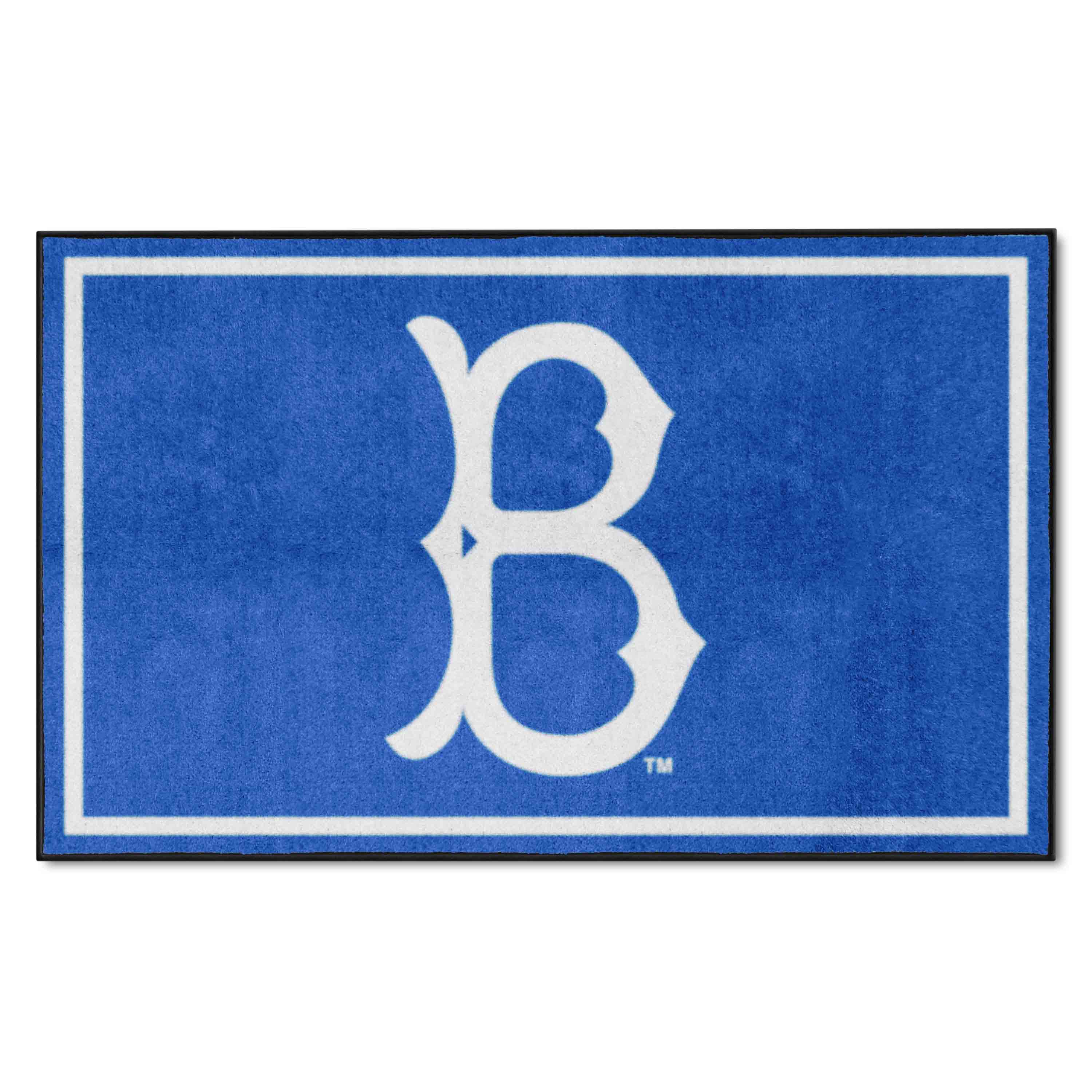 Brooklyn Dodgers 4ft. x 6ft. Plush Area Rug 1949 Retro Logo