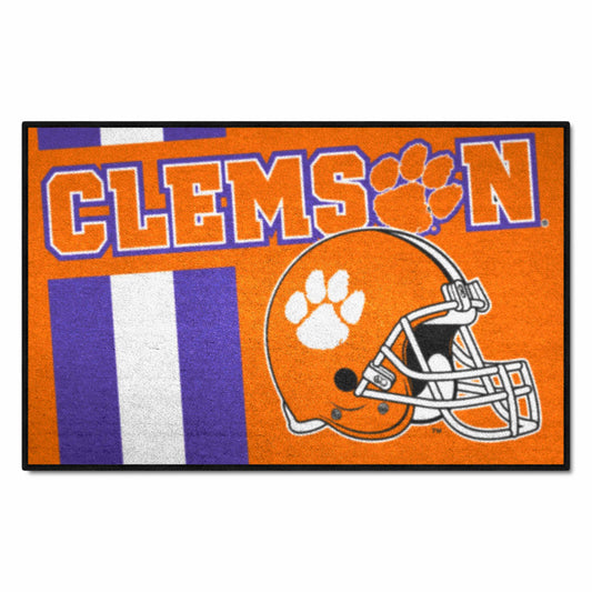 Clemson Tigers Starter Mat Accent Rug - 19in. x 30in., Unifrom Design - Clemson