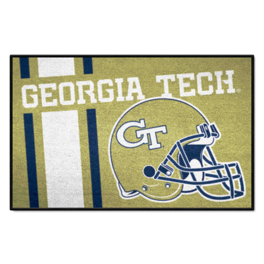 Georgia Tech Yellow Jackets Starter Mat Accent Rug - 19in. x 30in.