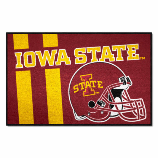 Iowa State Cyclones Starter Mat Accent Rug - 19in. x 30in., Unifrom Design