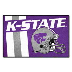 Kansas State Wildcats Starter Mat Accent Rug - 19in. x 30in., Unifrom Design - Kansas State