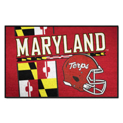 Maryland Terrapins Starter Mat Accent Rug - 19in. x 30in., Unifrom Design