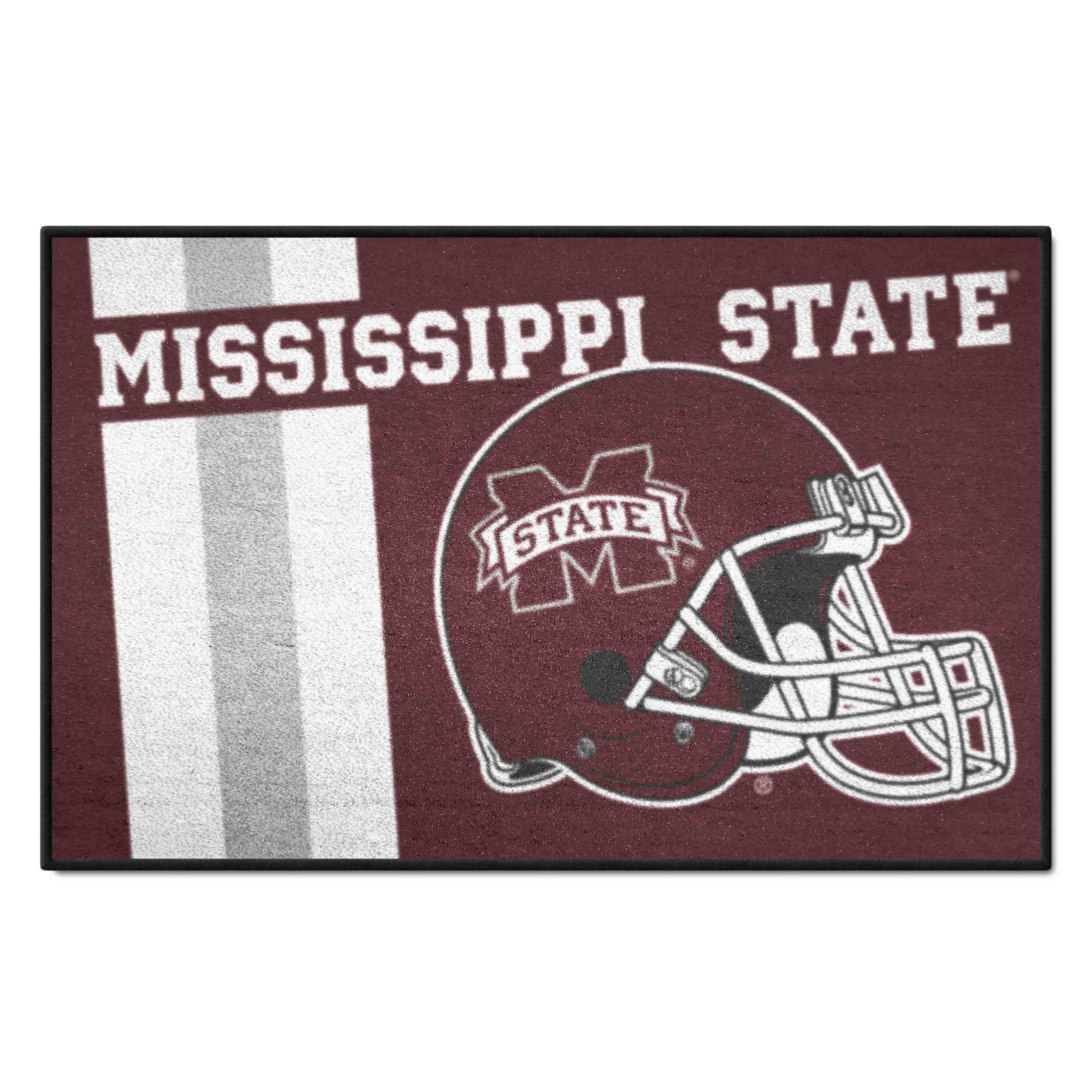 Mississippi State Bulldogs Starter Mat Accent Rug - 19in. x 30in., Unifrom Design