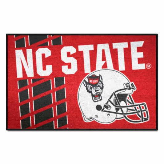 NC State Wolfpack Starter Mat Accent Rug - 19in. x 30in., Unifrom Design - NC State