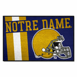 Notre Dame Fighting Irish Starter Mat Accent Rug - 19in. x 30in., Unifrom Design